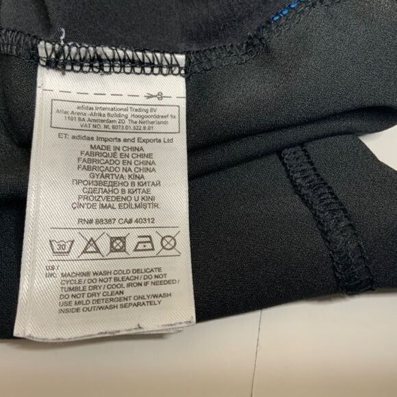 ADIDAS Tre Foil Short Sleeve Tee Mixed Fabrics Sz US S - Picture 8 of 11